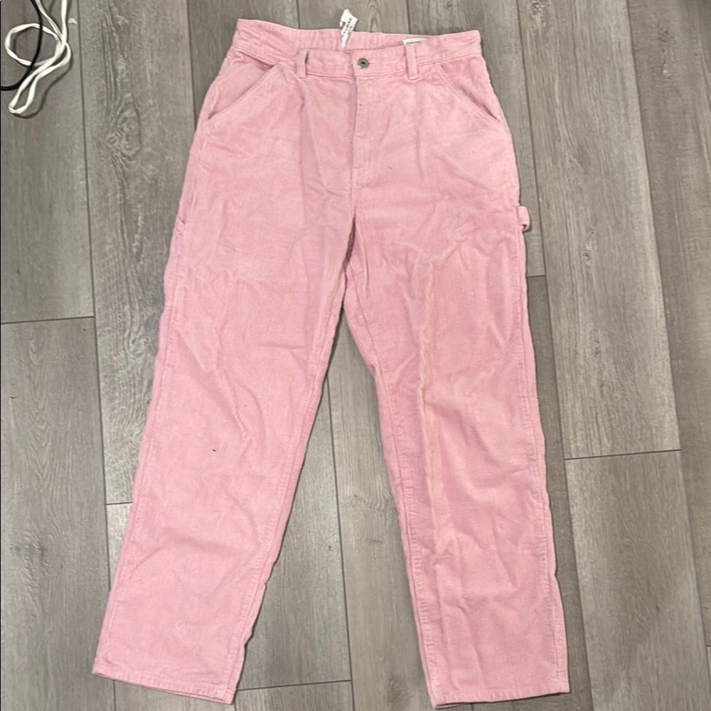 Cotton On Pink Corduroy Carpenter Jeans